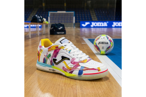 Scarpe da calcetto Joma Top Flex Rebound tomaia in pelle e intersuola ammortizzata Reactive Ball