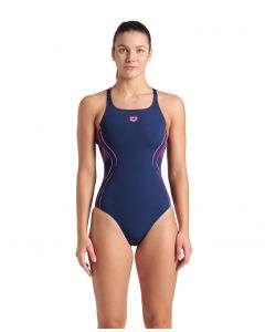 Arena Costume Refecting Navy/Shocking Pink da Donna
