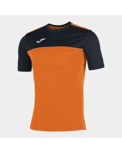 Joma T-Shirt Winner Arancione/Nero da Uomo