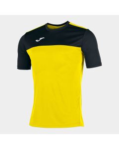 Joma T-Shirt Winner Giallo/Nero da Uomo