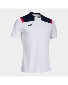 Joma T-Shirt Toledo Bianco/Navy da Uomo