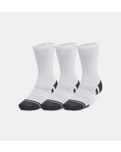 Under Armour Calze UA Performance Tech 3 Paia White/Jett Gray
