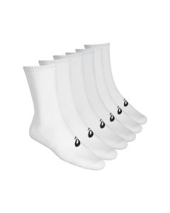 Asics Crew Socks 6 Pieces White