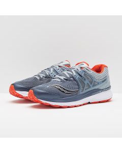 Saucony Hurricane Iso 3 Grey/Blu/Red da Uomo OUTLET