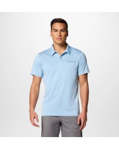 Columbia Polo Hike Ripple Blue da Uomo