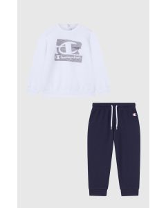 Champion Crew Neck Sweatshirt with Fleece Lining and Infant Graphic