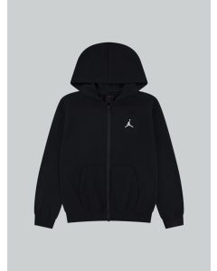 Nike Felpa Jordan con cappuccio Full Zip Nera da Bambino