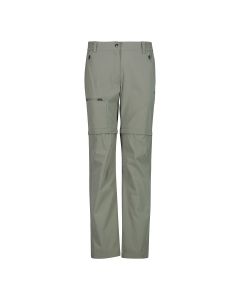 CMP Pantaloni Zip Off con tasconi Avocado da Donna