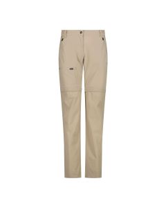 CMP Pantaloni Zip Off con tasconi Sabbia da Donna