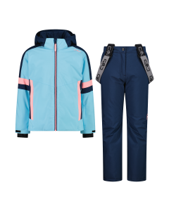 CMP Completo Sci in Twill Topazio da Bambina