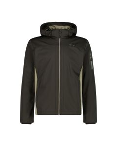 CMP Giacca in Light Softshell con cappuccio staccabile Pine da Uomo