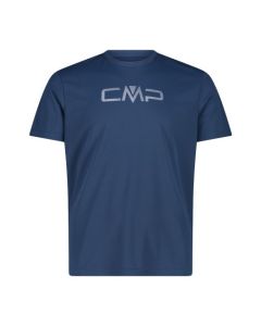 CMP T-Shirt girocollo con logo BlueSteel da Uomo