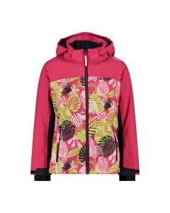 CMP Giacca da Sci Cappuccio Staccabile Carminio/Pink  da Bambina
