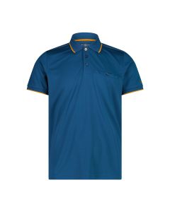 CMP Polo maniche corte Petroleum da Uomo