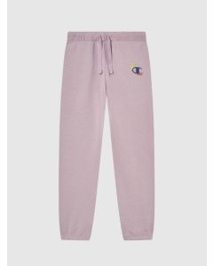 Champion Pantalone Elastic Cuff Viola da Bambina