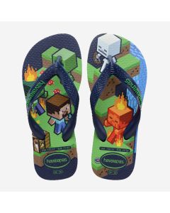 Havaianas Flip Flops Minecraft Junior Naby/Blau