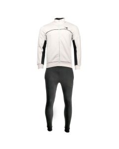 Diadora Tuta Tracksuit FZ Core Bianco/Nera da Uomo