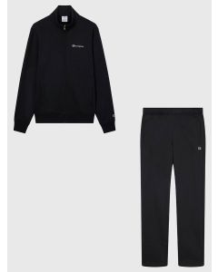 Champion Tuta Full Zip Black da Uomo