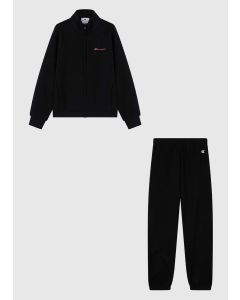 Champion Tuta Full Zip Nera da Bambina