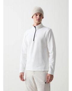 Colmar Maglia Sottogiacca Stretch Mezza Zip Bianco da Uomo