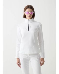 Colmar Maglia Sottogiacca Stretch Mezza Zip Bianco da Donna