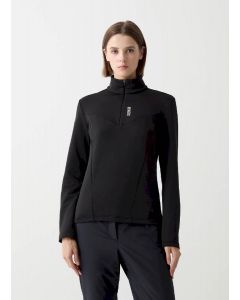 Colmar Maglia Sottogiacca Stretch Mezza Zip Nero da Donna