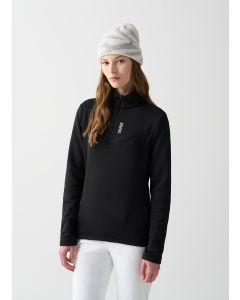 Colmar Pile da Sci Stretch Mezza Zip Nero da Donna