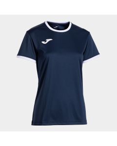 Joma T-Shirt Combi Premium Blu Navy/Bianco da Donna