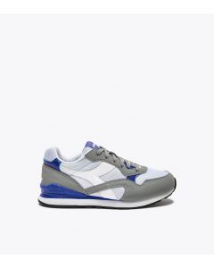 Diadora N92 GS Grigio Finale/Blu Imperiale/Azzurro da Bambino