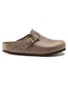 Birkenstock Boston in pelle oliata Tobacco Brown