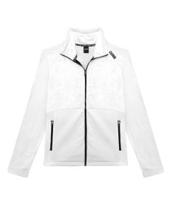 Colmar Maglia Sottogiacca Stretch Full Zip con Inserto Peluche Bianca da Donna