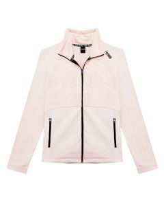 Colmar Maglia Sottogiacca Stretch Full Zip con Inserto Peluche Rosa da Donna