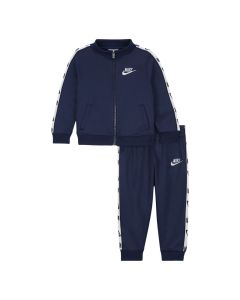 Nike Tuta Dri-Fit Full Zip con logo Junior Midnight Navy 