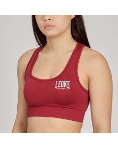 Leone Top Logo Rosso da Donna
