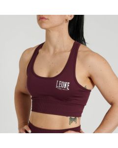 Leone Top Logo Melanzana da Donna