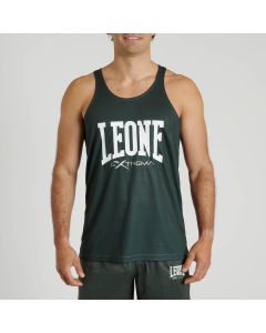 Leone Canotta Logo Verde da Uomo