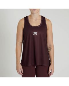Damen-Tanktop mit Auberginen-Logo und Löwe