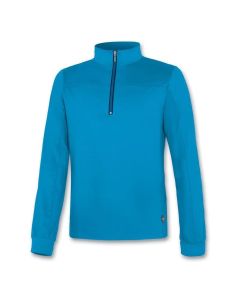 Astrolabio Maglia mezza zip collo alto Azzurro da Uomo