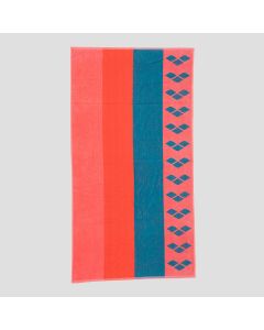 Arena Beach Multistripes Towel Rosa-Azzurra