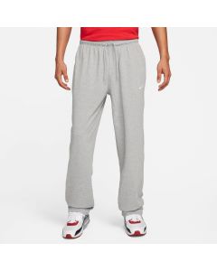 Nike Pantaloni Club Knit Dk Grey Heather/White da Uomo
