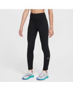 Nike Leggings vita alta One Dri Fit Black/White da Bambina