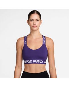 Nike Bra non imbottito a sostegno leggero Court Purple/White da Donna