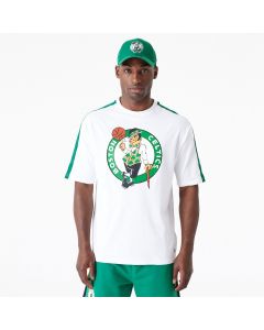 New Era T-Shirt Oversize Boston Celtics NBA Colour Block Bianca