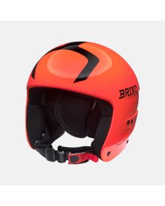 Briko Casco Vulcano Fis 6.8 Junior Shiny Orange Fluo/Black