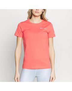 Champion Women's Coral Crewneck Regular Fit T-shirt