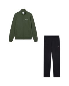 Champion Tuta Full Zip Verde da Uomo