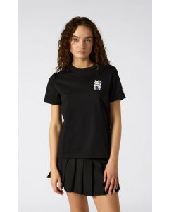 Champion Damen – T-Shirt mit C-Table-Grafik in schwarz