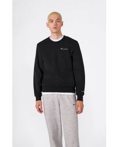 Champion Felpa con logo piccolo ricamato Nera da Uomo