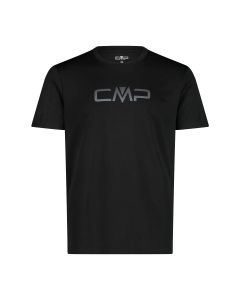 CMP T-shirt girocollo con logo Nero da Uomo