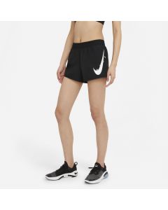 Nike Short Run Swoosh Nero da Donna